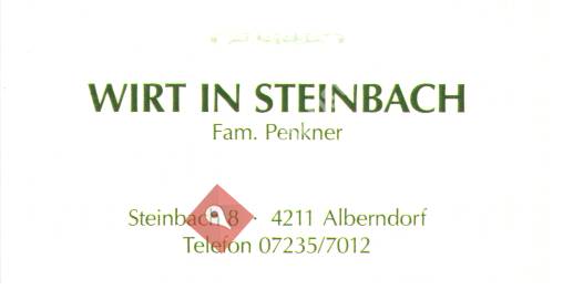 Gasthaus Penkner - Wirt in Steinbach