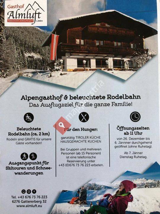Gasthof Almluft Zillertal Gatterberg Hamberg