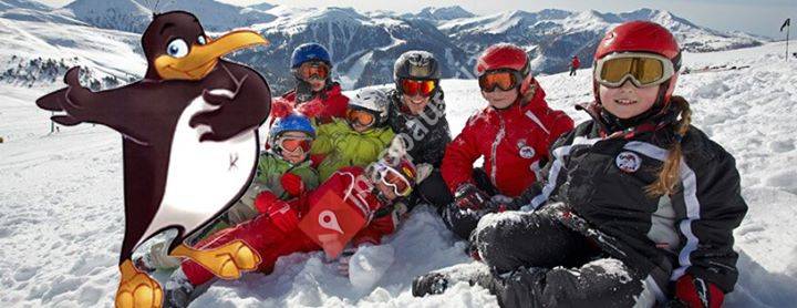 Kinder-Club-Bobo der Pinguin - Skischule Innerkrems