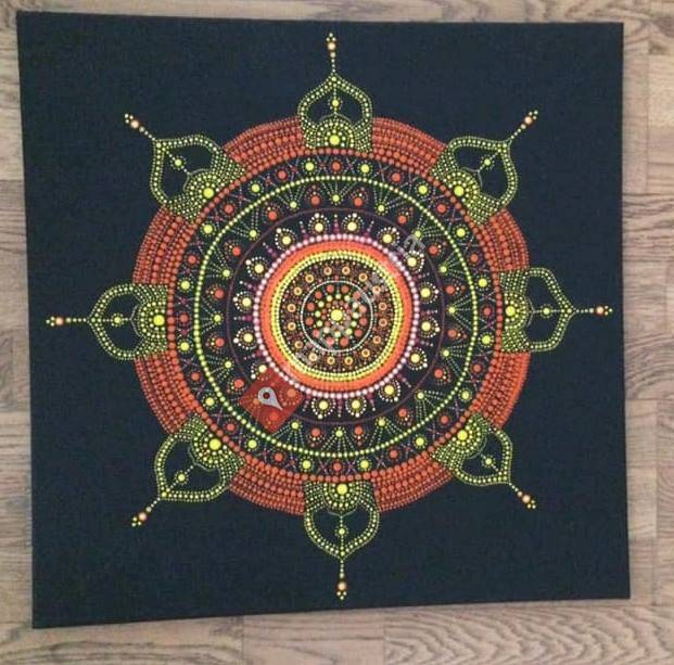 Martina,s Hand -Art Mandalas