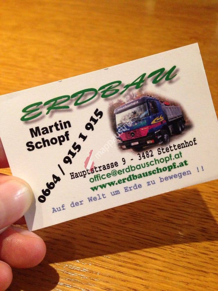 Schopf Martin Erdbau